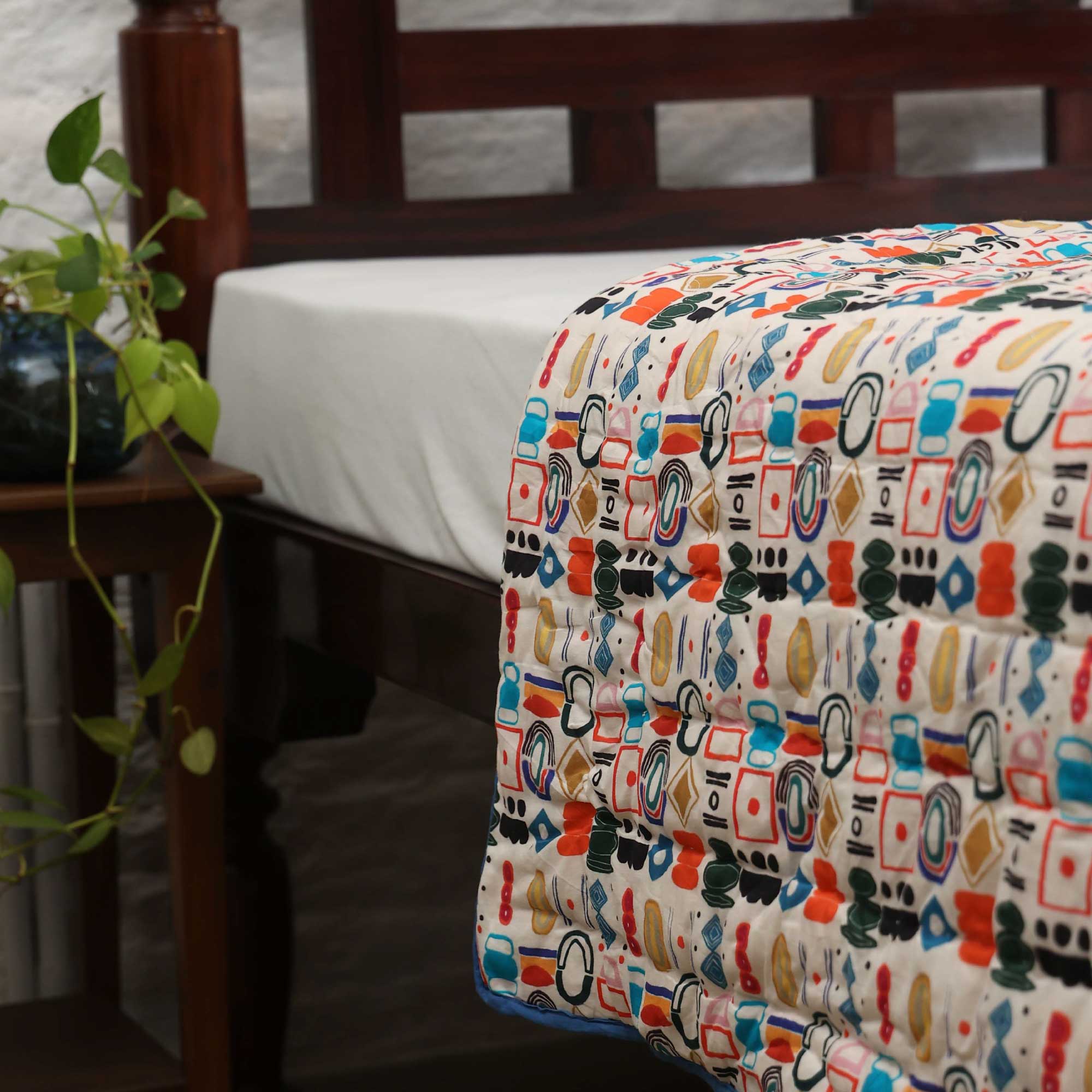 Double Bed Quilt - Block Party