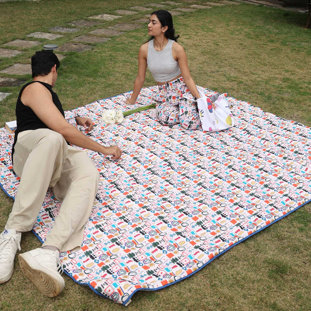 Double Bed Quilt - Block Party