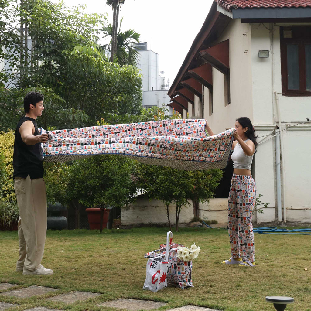 Double Bed Quilt - Block Party