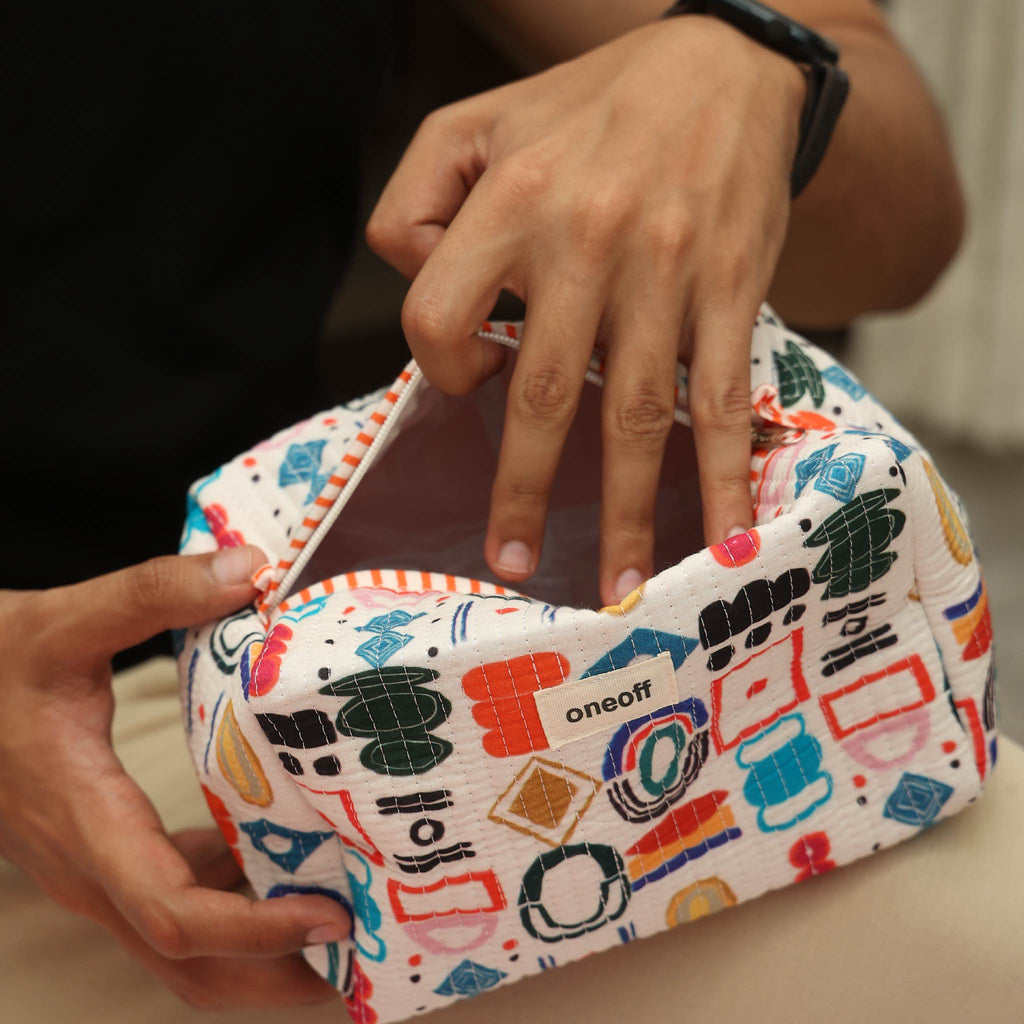 Quilted Utility Bag - Block Party