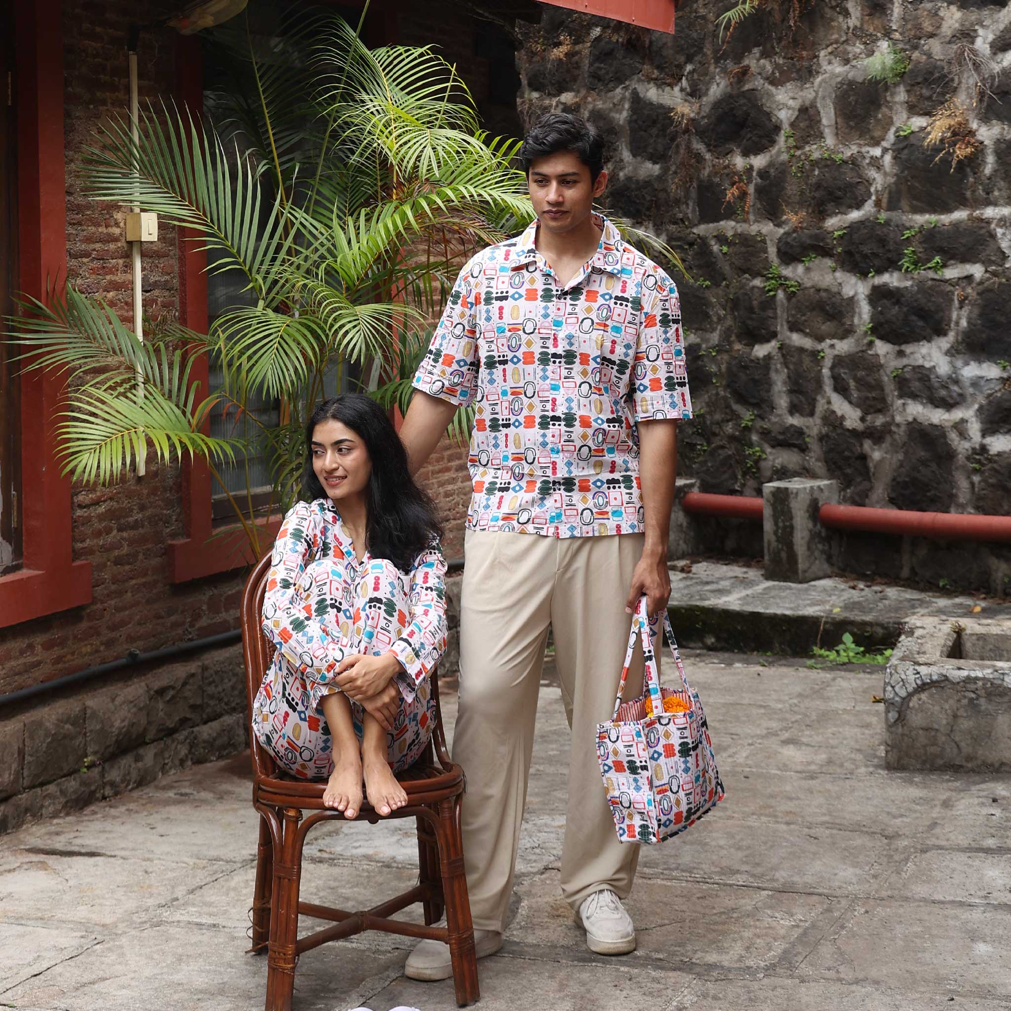 Pajama Set - Block Party