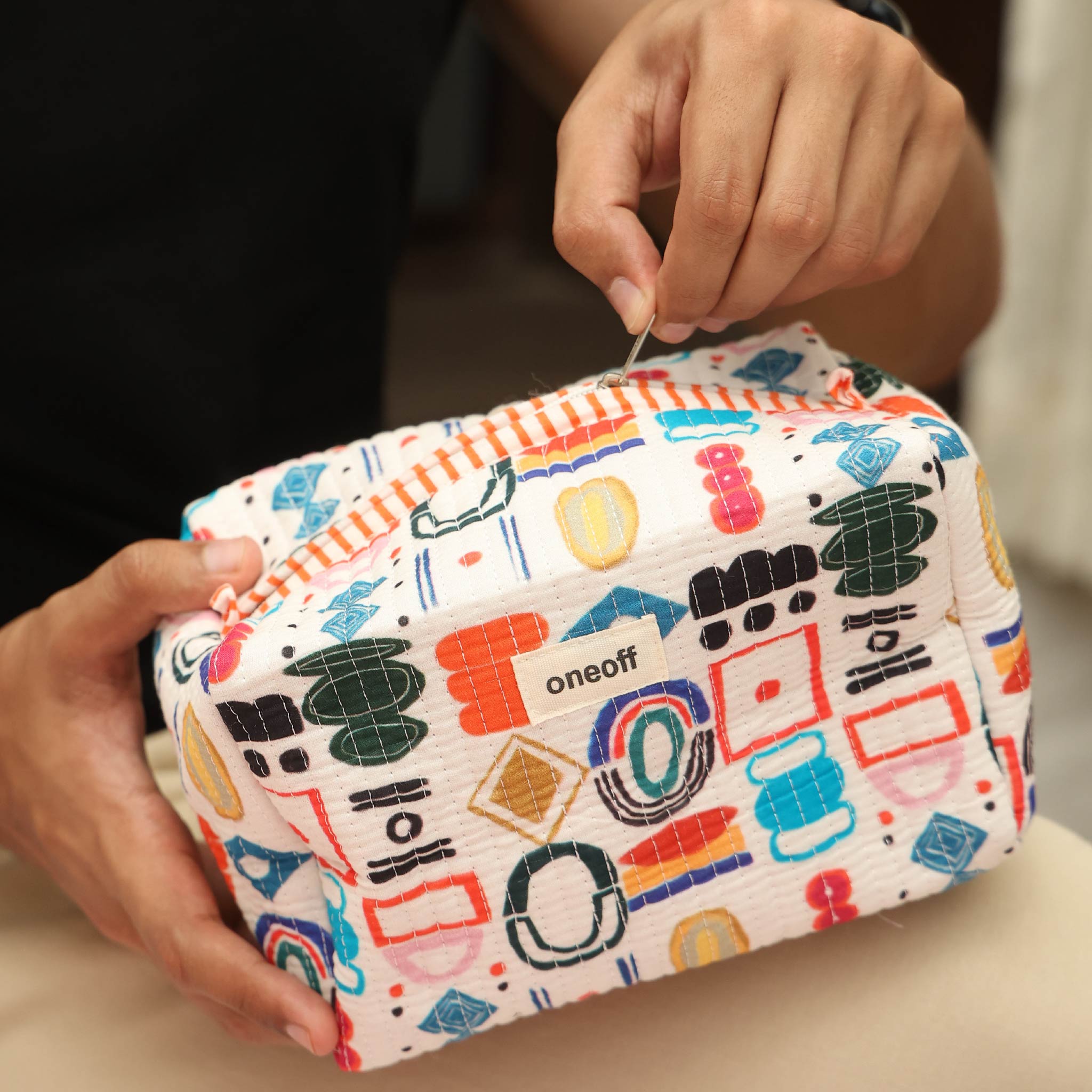 Quilted Utility Bag - Block Party
