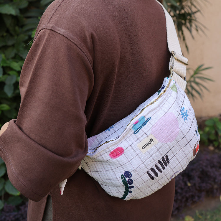 Cross Body Bag -Play Grid