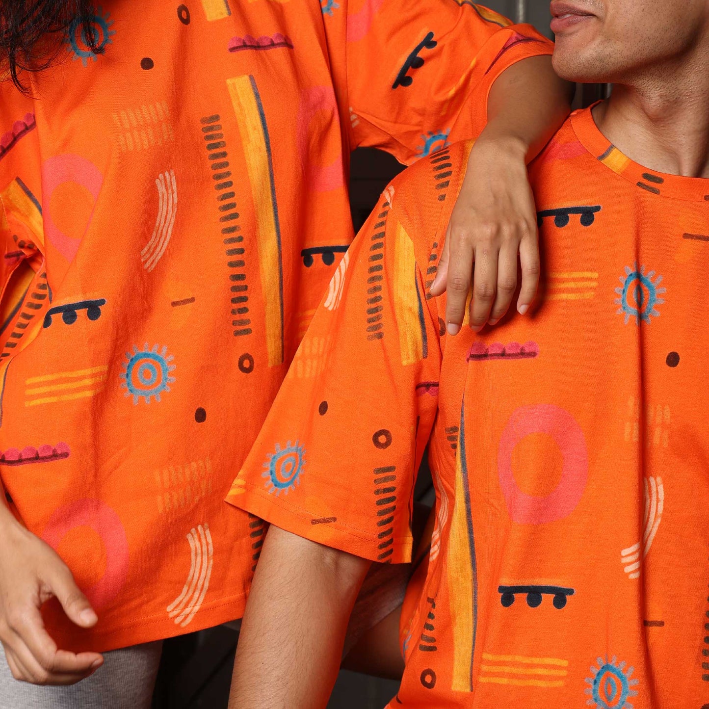 Oversized Unisex Art Tee - Heatense