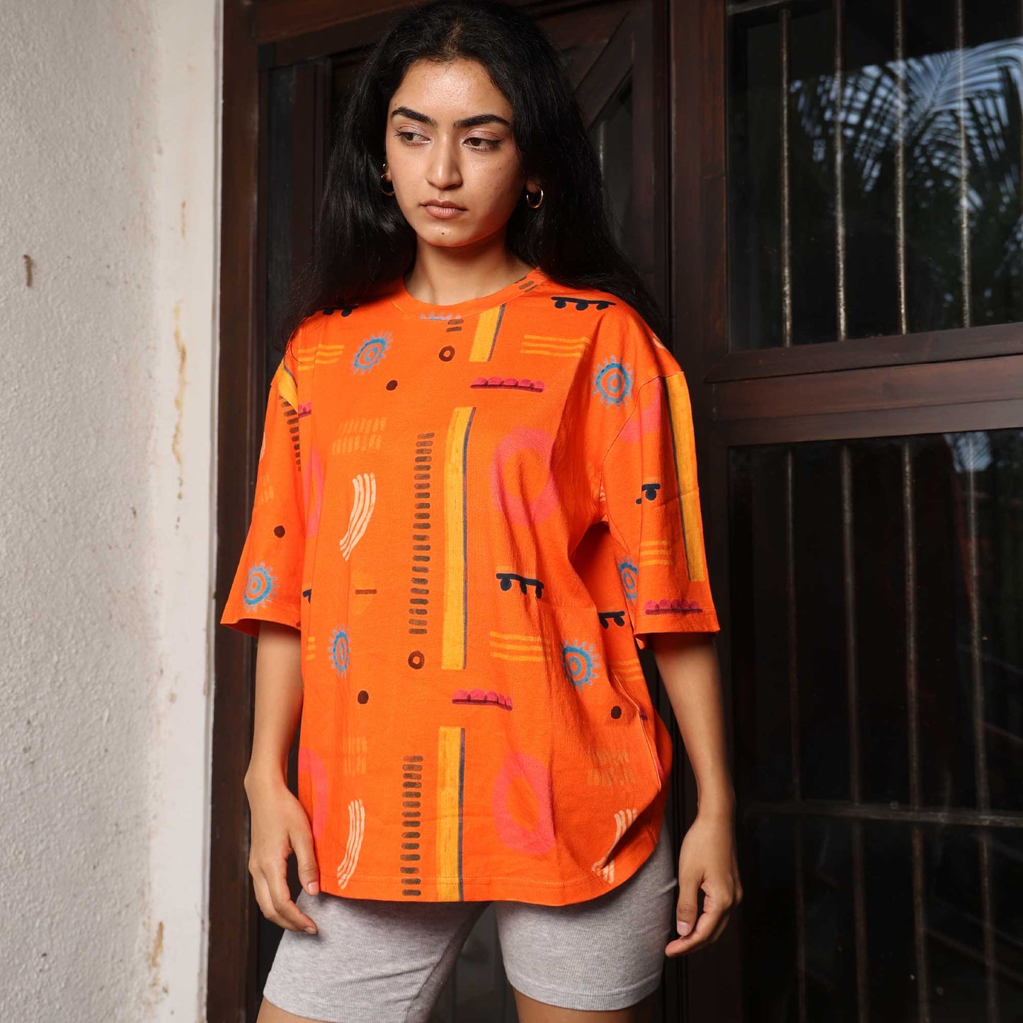 Oversized Unisex Art Tee - Heatense