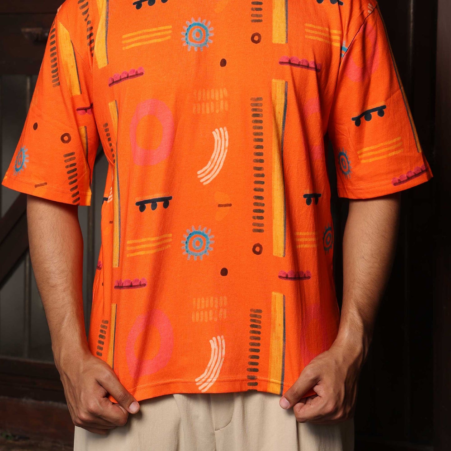 Oversized Unisex Art Tee - Heatense