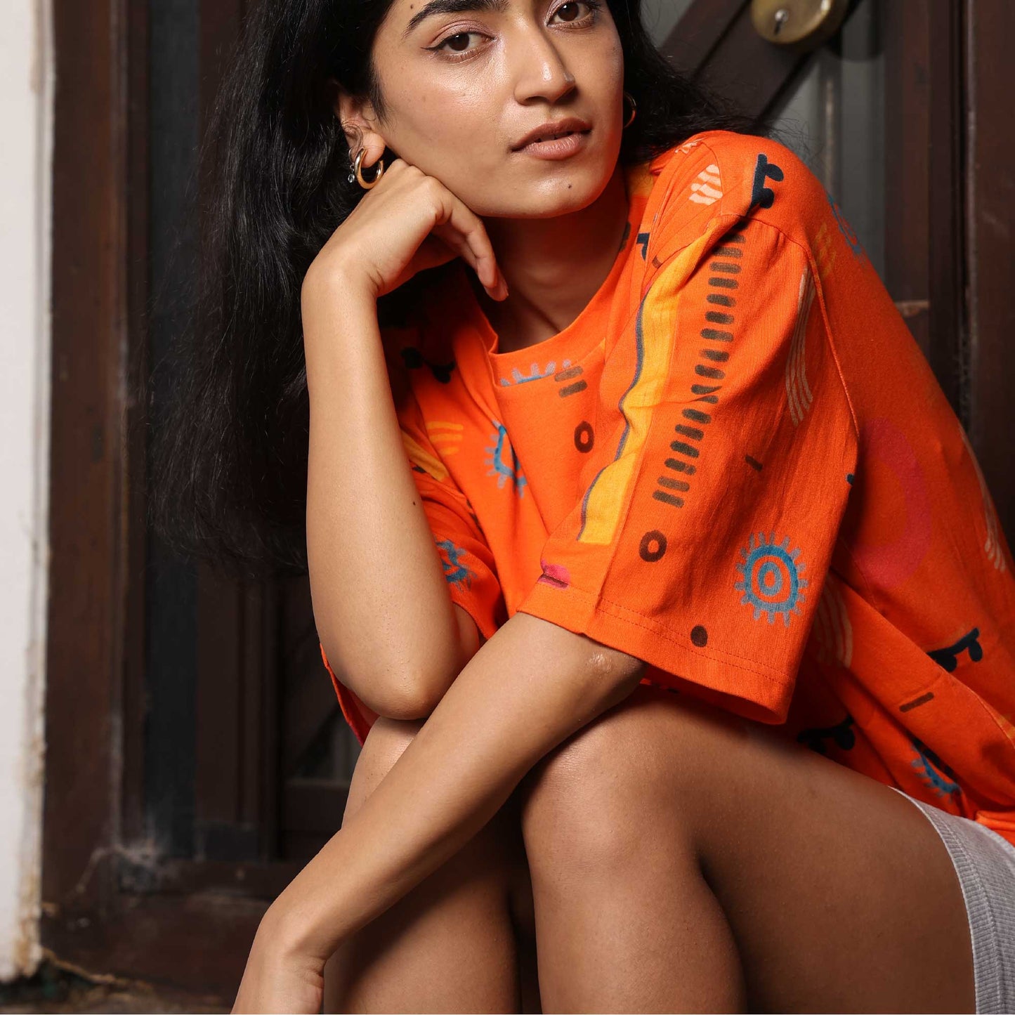 Oversized Unisex Art Tee - Heatense