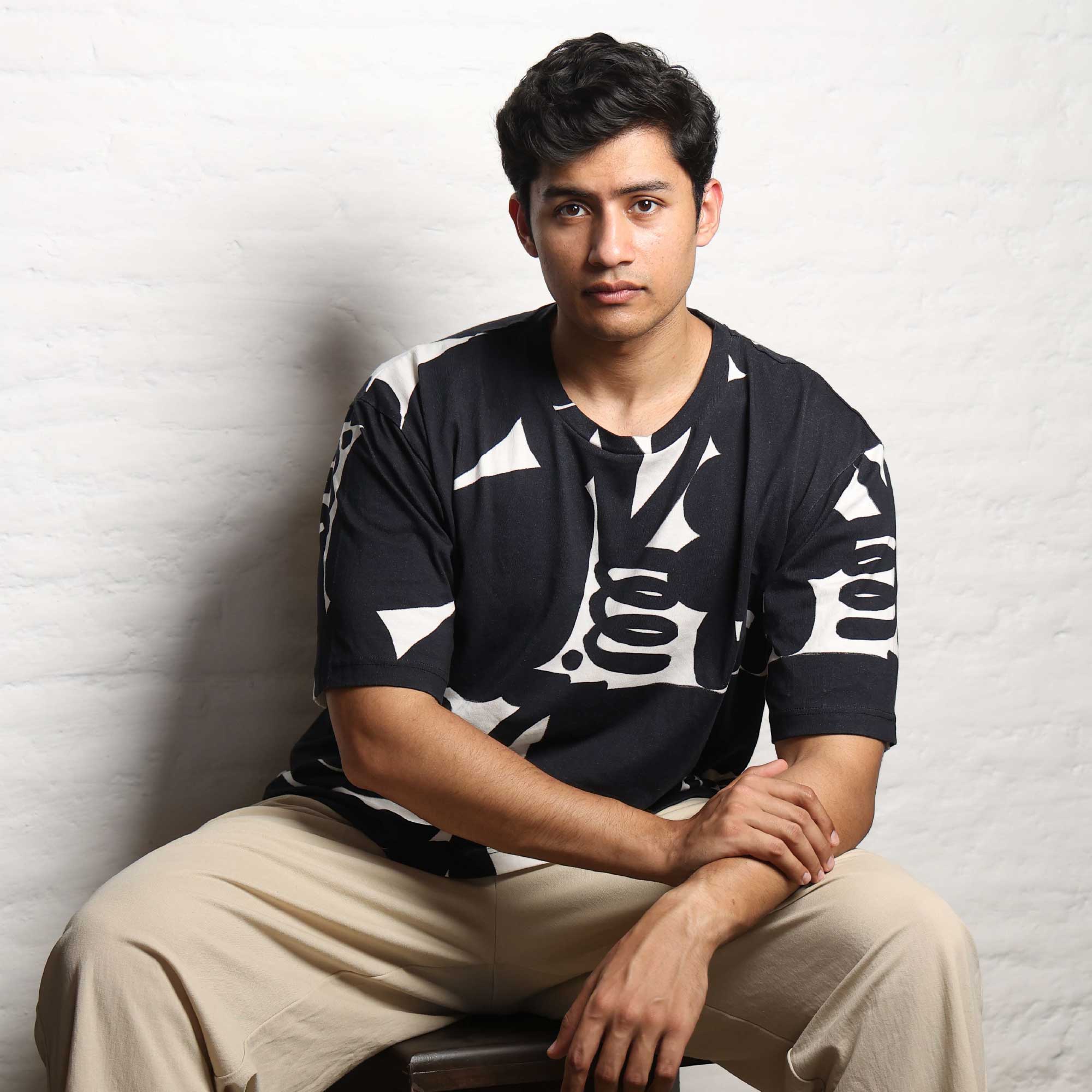 Oversized Unisex Tee - Ink Block