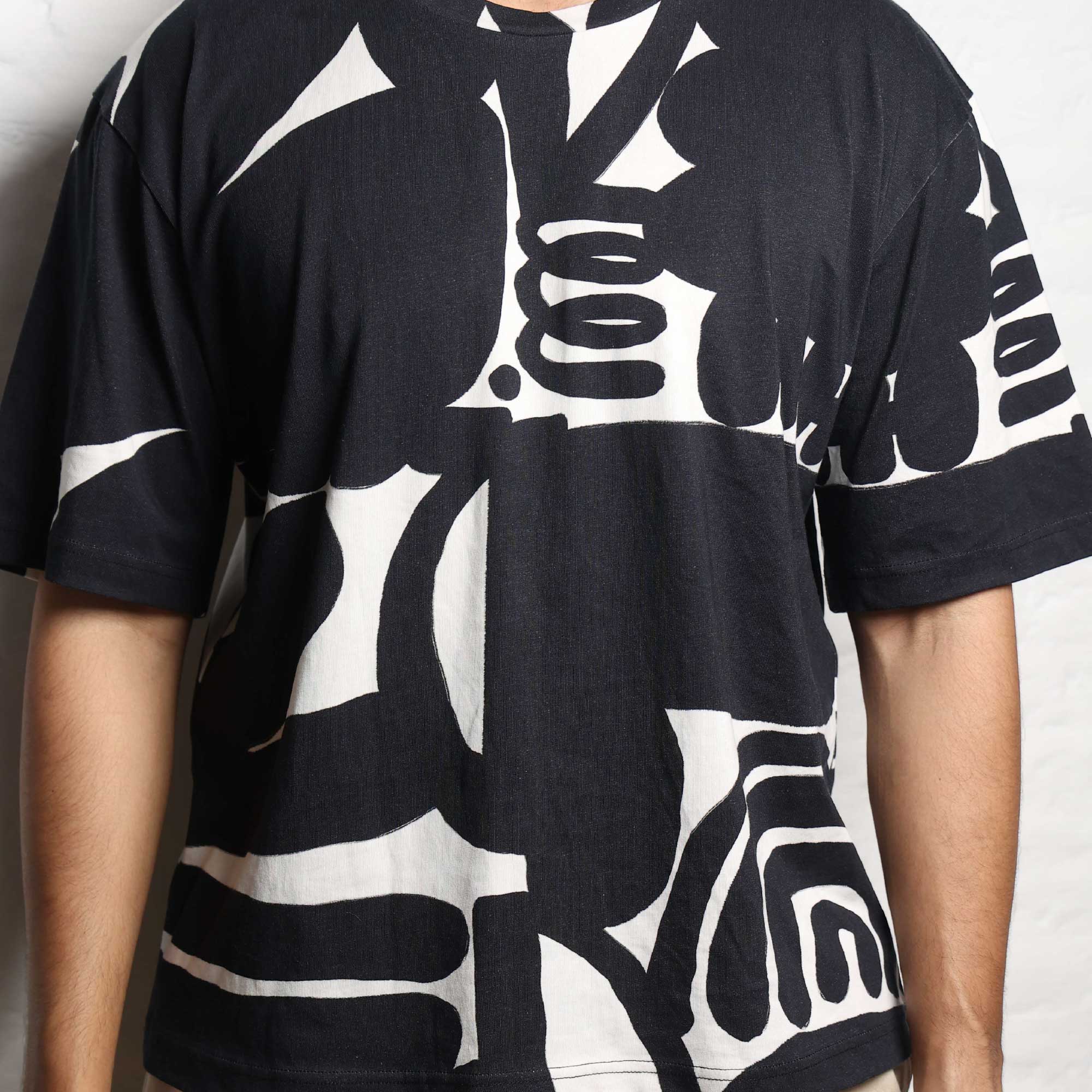 Oversized Unisex Tee - Ink Block