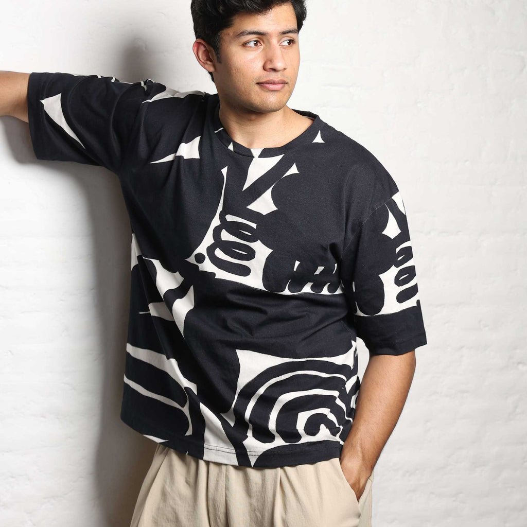 Oversized Unisex Tee - Ink Block