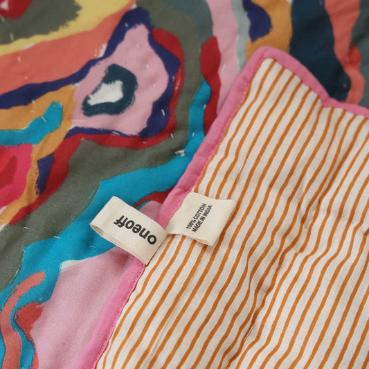 Double Bed Quilt - Marble