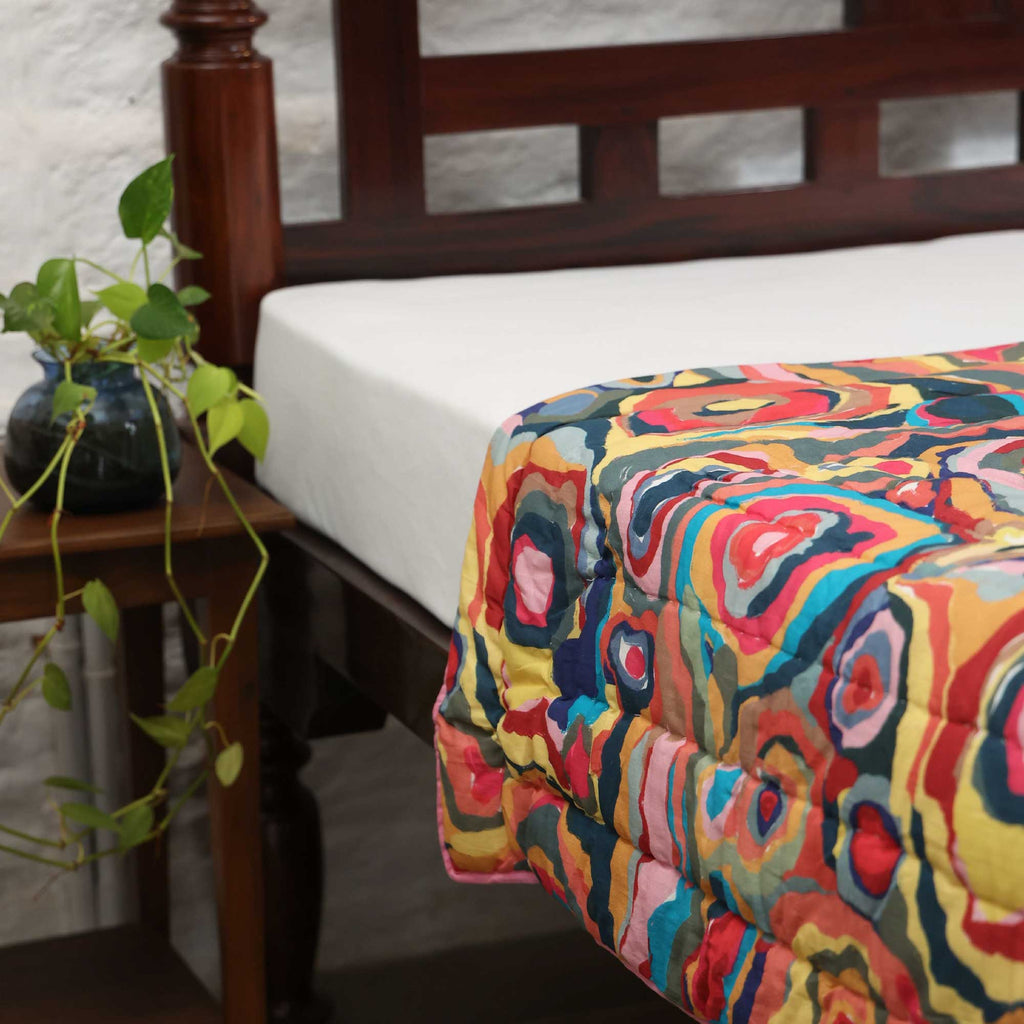 Double Bed Quilt - Marble