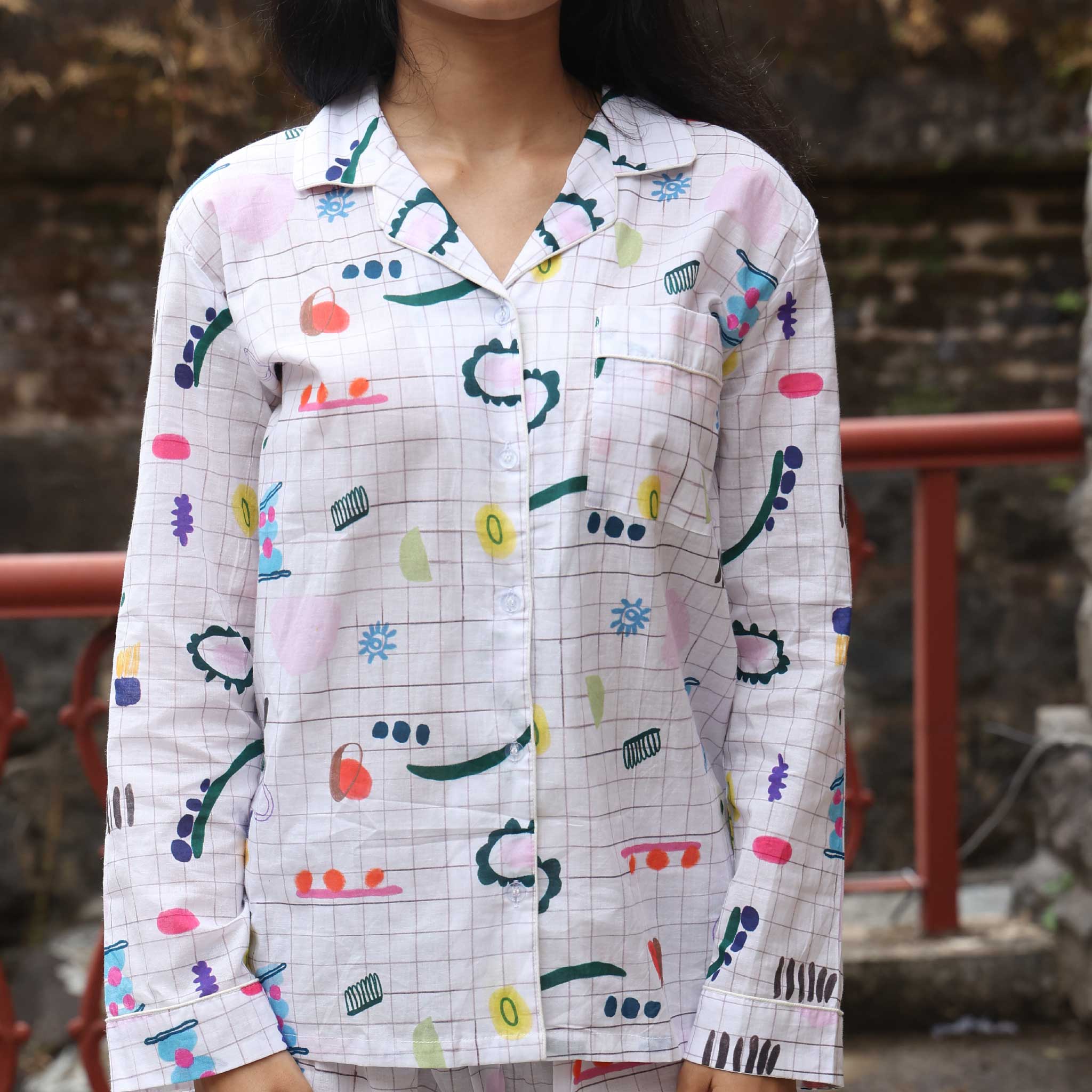 Pajama Set - Play Grid