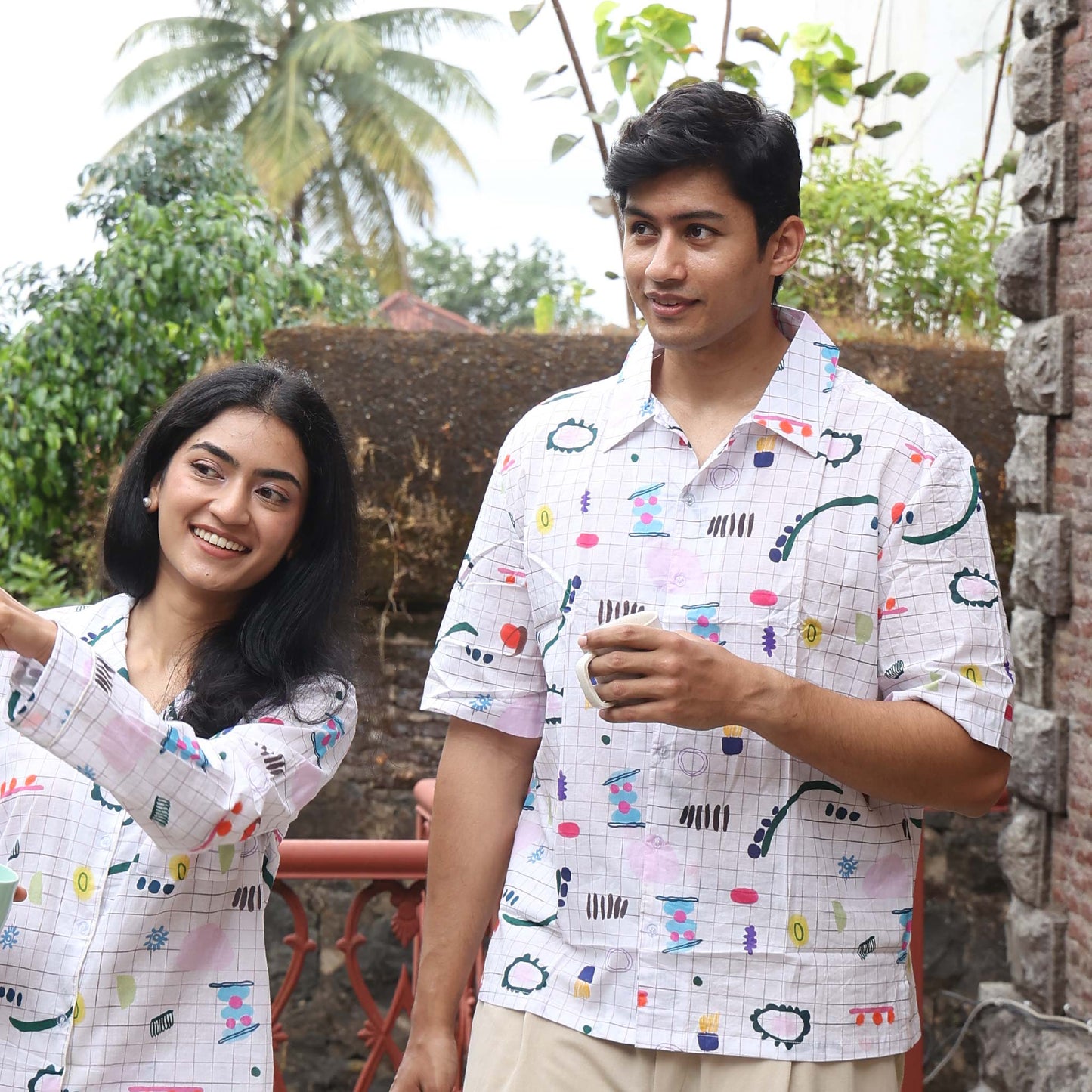 Boxy Shirt - Play Grid