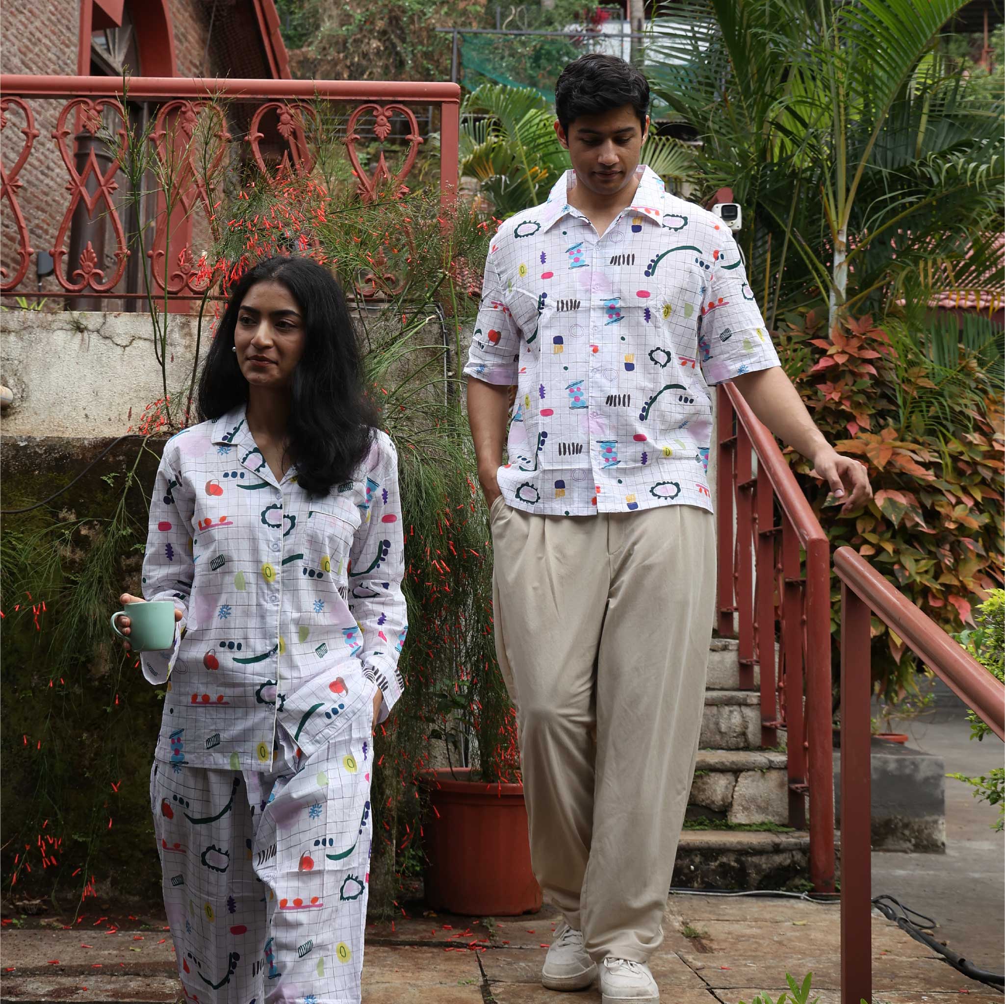 Pajama Set - Play Grid