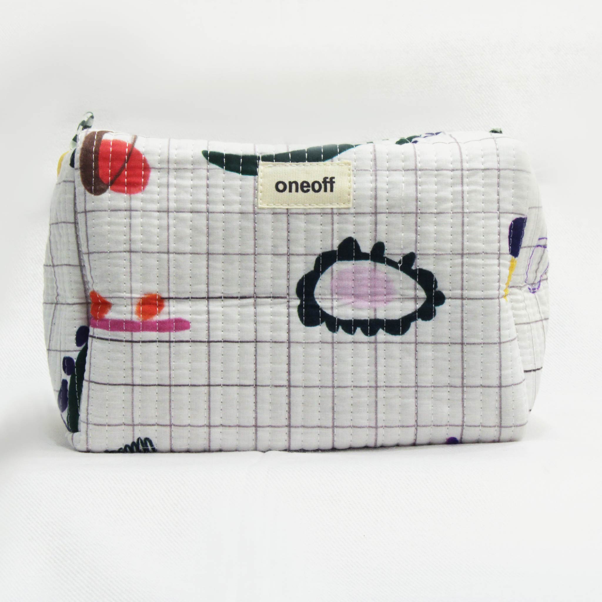 Quilted Utility Bag - Play Grid