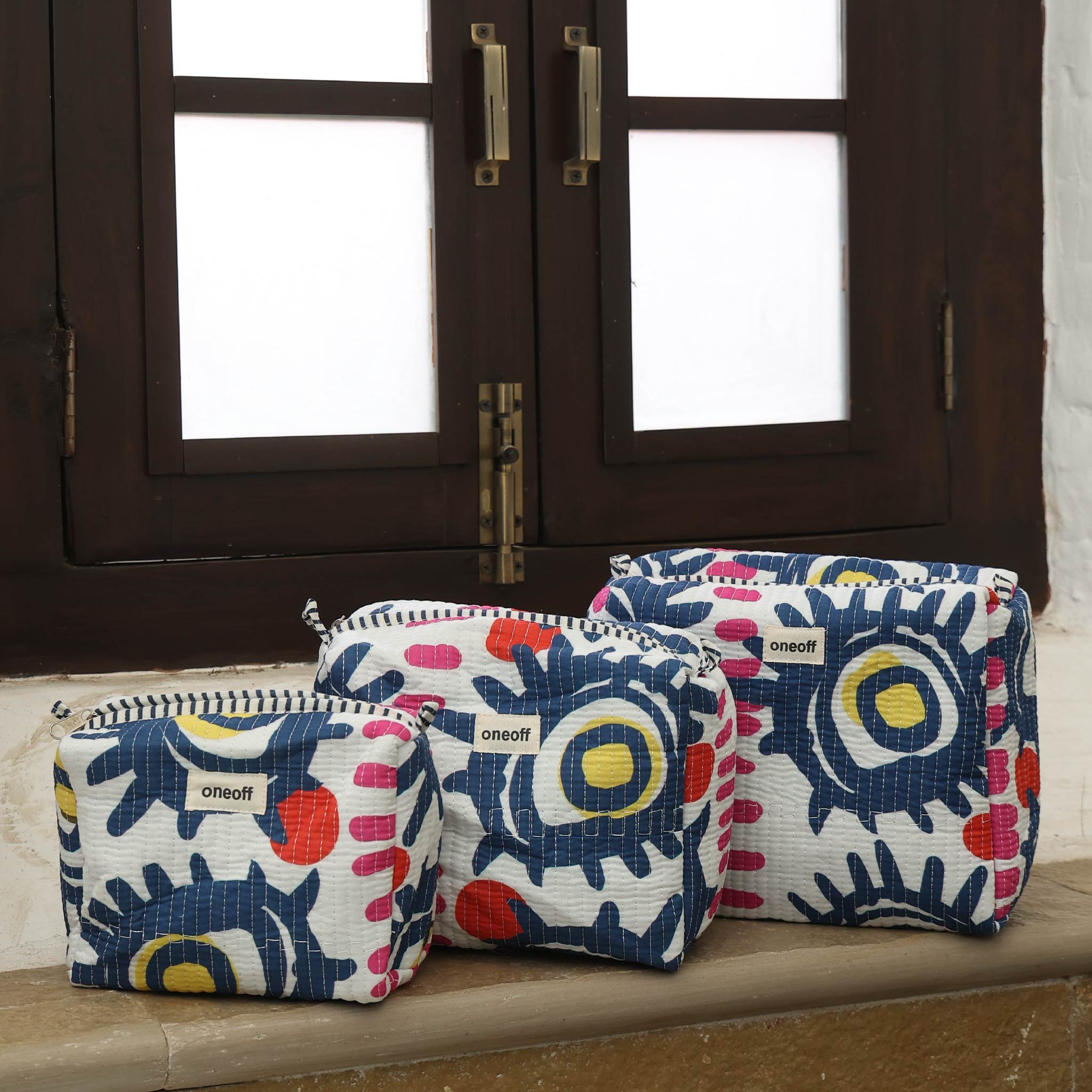 Travel Pouch Set of 3  - Sunstorm