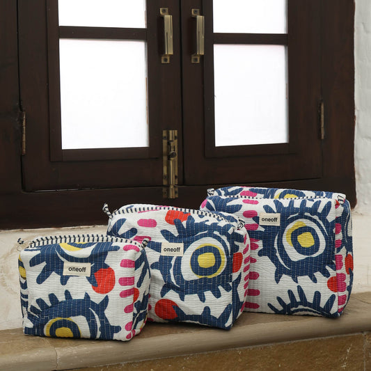 Travel Pouch Set of 3  - Sunstorm