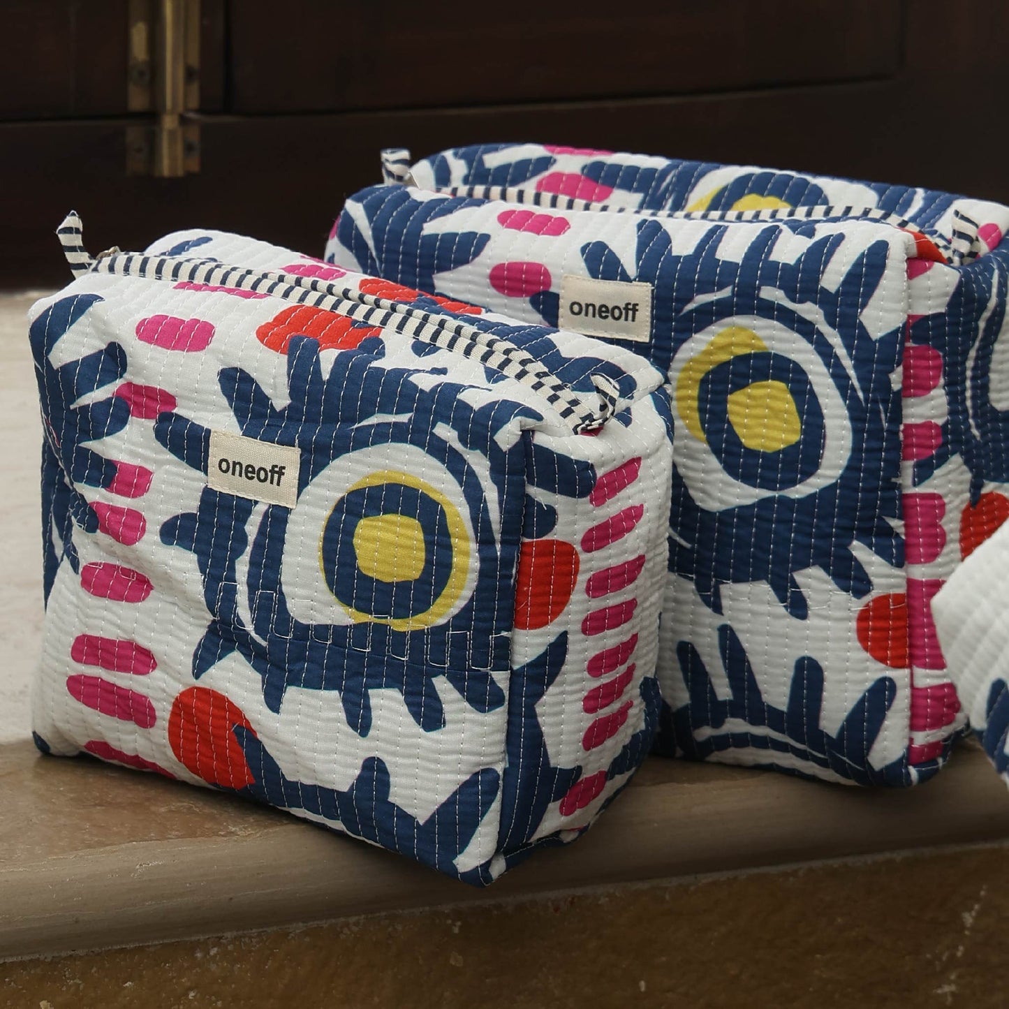 Travel Pouch Set of 3  - Sunstorm