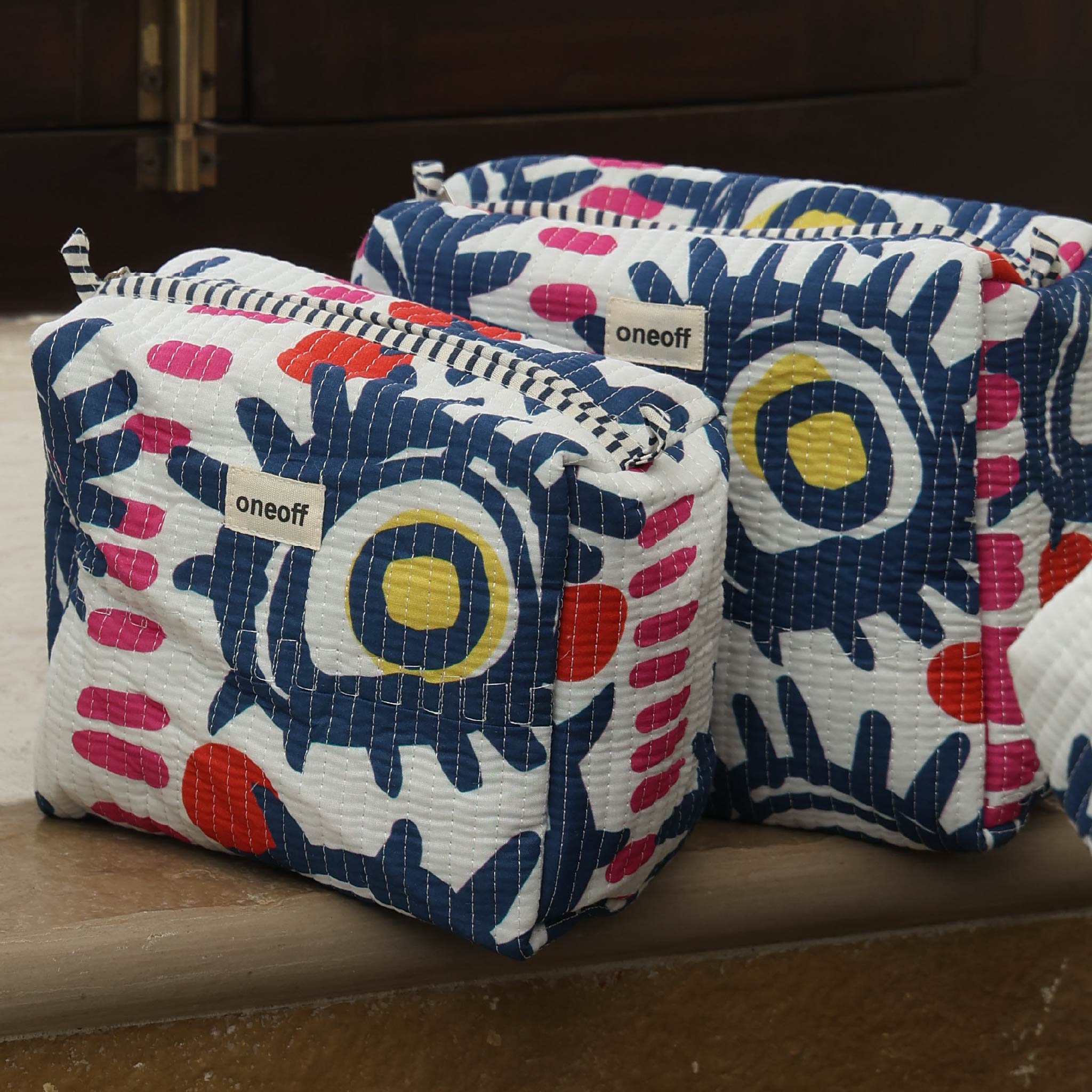 Travel Pouch Set of 3  - Sunstorm